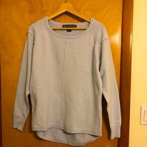 French connection light blue sweater